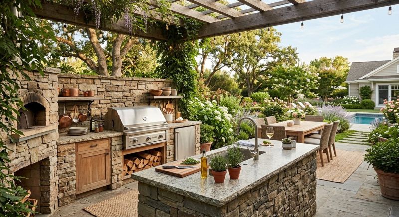 Outdoor Kitchen Construction in Alpharetta, GA