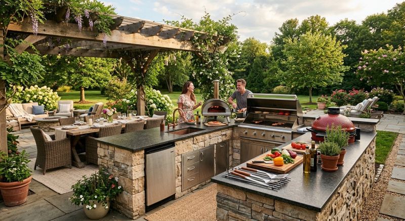 Outdoor Kitchen Construction in Santa Rosa, CA