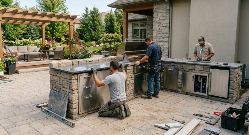 Outdoor Kitchen Remodeling in Katy, TX